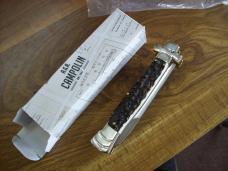 A. G. A. Campolin Maniago, Italy Maltese Cross Bayonet 9 Incher Lockback W/Genuine Stag/Antler NIB
