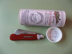 GREAT EASTERN TIDIOUTE 56311EO REVERSE DOG LEG WITH RUST RED MICARTA SCALES PROTO