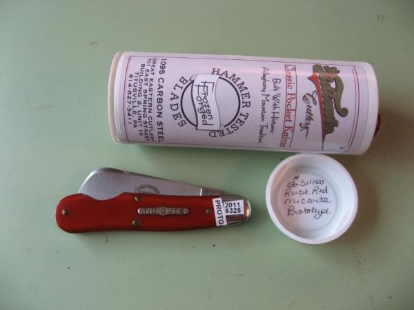GREAT EASTERN TIDIOUTE 56311EO REVERSE DOG LEG WITH RUST RED MICARTA SCALES PROTO GREAT EASTERN TIDIOUTE 56311EO REVERSE DOG LEG WITH RUST RED MICARTA SCALES PROTO