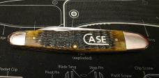 2008 Case XX 6391WH SS Green Bone Large Cigar Whittler Pocket Knife 