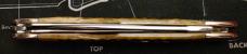 2008 Case XX 6391WH SS Green Bone Large Cigar Whittler Pocket Knife 