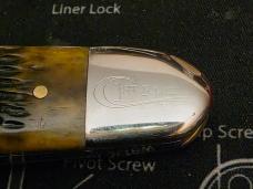 2008 Case XX 6391WH SS Green Bone Large Cigar Whittler Pocket Knife 