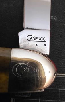 2008 Case XX 6391WH SS Green Bone Large Cigar Whittler Pocket Knife 