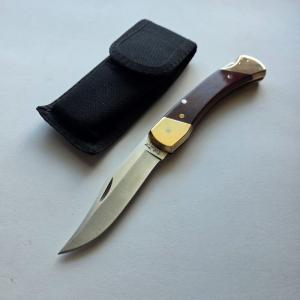 Vintage Schrade USA Uncle Henry LB7 Lockback Knife Serialized - Mint Condition - Uncle Mikes Sheath