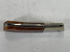 H. BISHOP Custom Handmade Burl Handle Release Automatic