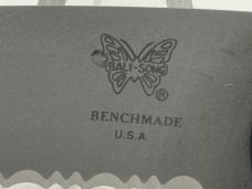 Vintage BENCHMADE Black Partially Serrated Automatic