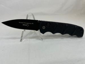 BOKER PLUS Black Drop Point Automat Kalashnikov 74