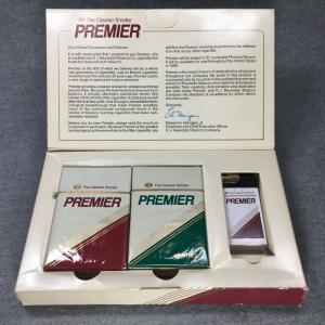 Vintage 1980s RJ REYNOLDS PREMIER The Cleaner Smoke Employee Sample Pack SEALED