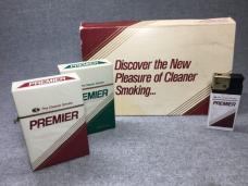 Vintage 1980s RJ REYNOLDS PREMIER The Cleaner Smoke Employee Sample Pack SEALED
