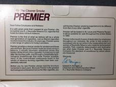 Vintage 1980s RJ REYNOLDS PREMIER The Cleaner Smoke Employee Sample Pack SEALED