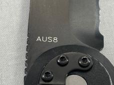 BOKER MAGNUM ABKBO018 Black Combo Tanto Folding Automatic