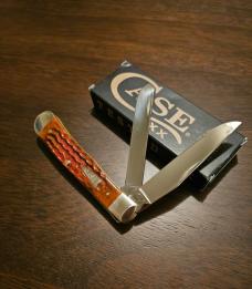 2026 Case XX Burnt Bacon Bone Trapper (6254 SS) SMKW Exclu