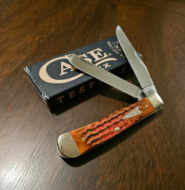 2026 Case XX Burnt Bacon Bone Trapper (6254 SS) SMKW Exclu 2026 Case XX Burnt Bacon Bone Trapper (6254 SS) SMKW Exclu