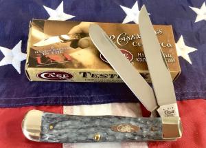 2011 Case xx Trapper w Grey Bone Handles -NOS in Orig box