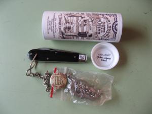  GREAT EASTERN TIDIOUTE 152118 HUCKELBERRY BOYS KNIFE BAIL amp CHAIN GABON EBONY