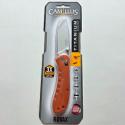 Camillus Rovax CUDA Lock Folding Knife Titanium Bonded 420 Steel Orange Handle NIP