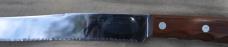 Case XX Stainless Carving Knife P 251 8" SE Mint Finger Grooves Wood Handles