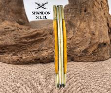 STEEL WARRIOR 3 BLADE FOLDING STOCKMAN JIGGED BONE POCKET KNIFE 3.25" CLOSED(80)