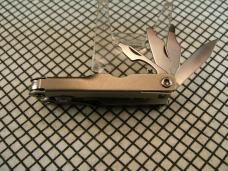 SCHRADE TOUGH CHIP ST2 VINTAGE U.S.A. MADE STAINLESS STEEL MULTI-TOOL WITH HEAVY SHEARS & SHEATH