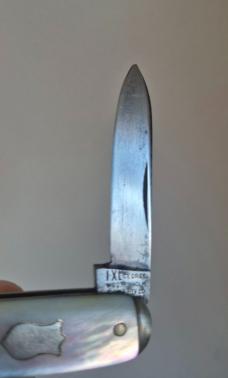 3 1/8" Vintage IXL George Wostenholm, MOP Gentlemen's Whitler Pocket Knife