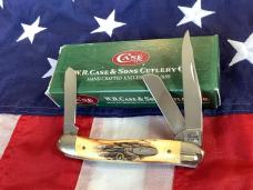 Case xx 2000 Stockman Knife Mdl# 53097 SS w/ Great Vintage Bone Handles - NOS in Orig box