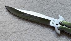 Vintage Parker Balisong Butterfly Knife, Steel Handle, Original Box, Japan, Unused