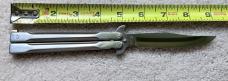Vintage Parker Balisong Butterfly Knife, Steel Handle, Original Box, Japan, Unused