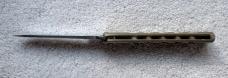 Vintage Parker Balisong Butterfly Knife, Brass Handle, Original Box and Paper, Japan, Unused