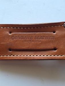 Vintage Explorer 11-309 Folding Lockback Knife 440 Japan Wood Brass w Sheath