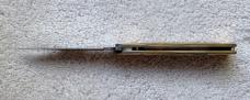Vintage Valor Singapore Balisong Butterfly Knife, Brass Handle, Japan, Used