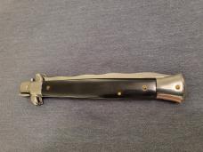 (2) Frank B Italian Stiletto AUTO/ (1) PICKLOCK (1) BOLSTER RELEASE Buffalo Horn w/KRIS BLADE