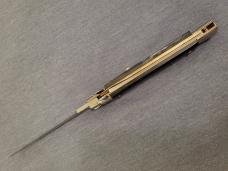 (2) Frank B Italian Stiletto AUTO/ (1) PICKLOCK (1) BOLSTER RELEASE Buffalo Horn w/KRIS BLADE