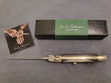 (2) Frank B Italian Stiletto AUTO/ (1) PICKLOCK (1) BOLSTER RELEASE Buffalo Horn w/KRIS BLADE