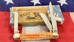 Case xx 2008 Stockman (MDL# 6318 SS) w/ Harvest Orange Bone Handles -NOS & M/NM