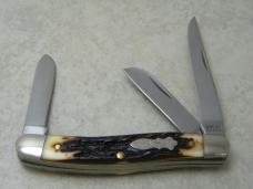 Schrade + USA 897UH Uncle Henry Staglon Stockman Knife in Box