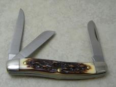 Schrade + USA 897UH Uncle Henry Staglon Stockman Knife in Box