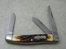 Schrade + USA 897UH Uncle Henry Staglon Stockman Knife in Box