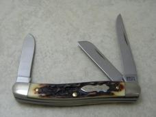 Schrade + USA 897UH Uncle Henry Staglon Stockman Knife in Box