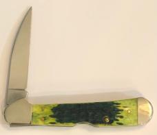 New in Original Box Case Green Apple Large Copperlock with Wharncliffe Blade