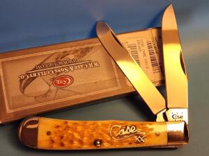 Case 2012 Silver Script Goldenrod Trapper 6254SS