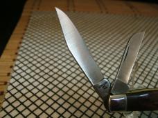 CAMILLUS 883 SWORD BRAND STOCKMAN VINTAGE 1960'S USA MADE NICE UNUSED FOLDING POCKET KNIFE & SHEATH