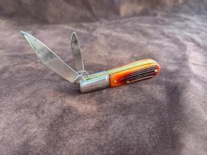 Camillus Model 51 Barlow with Amber Winterbottom Bone Handles
