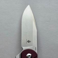 Kizer Assassin Button Lock Flipper Knife 154CM Red Aluminum V3549C2 Discontinued CIB