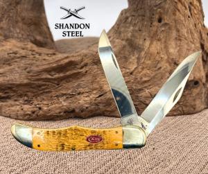 Case XX USA 6265 SS 2 Blade 2007 Folding Hunter Knife Jigged Bone Handle 28