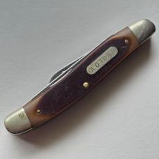 Vintage Schrade USA Old Timer 93OT Wrangler Knife Factory Second BLEM XX Stamped User