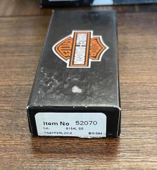 Case XX 2013 Harley Davidson Smooth Orange BN Trapperlock