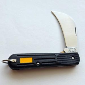 Vintage Imperial Ireland Hawkbill Pocket Knife Liner Lock Pruner Lineman w Bail
