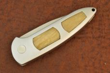 BOKER SOLINGEN GERMANY TOP LOCK AUTOMATIC AUTO KNIFE CUSTOM SMOOTH BONE (31573