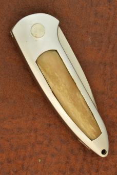 BOKER SOLINGEN GERMANY TOP LOCK AUTOMATIC AUTO KNIFE CUSTOM SMOOTH BONE (31575