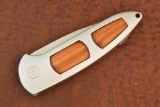BOKER SOLINGEN GERMANY TOP LOCK AUTOMATIC AUTO KNIFE CUSTOM WOOD HANDLES (31576